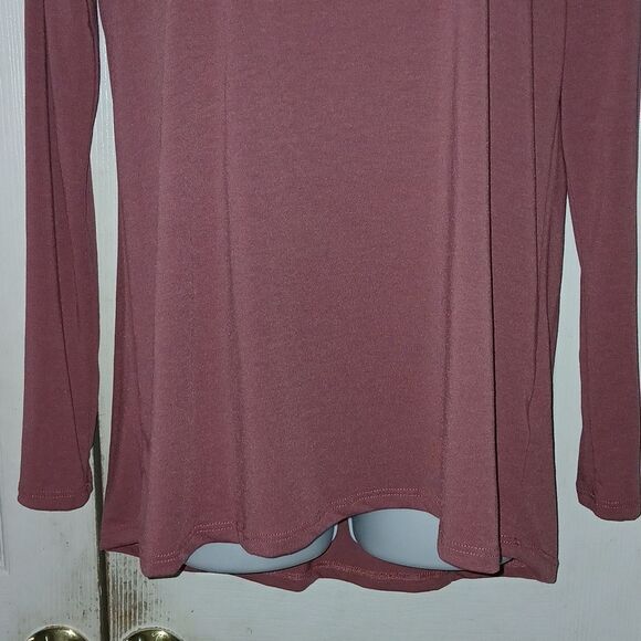 Lularoe mauve long sleeve high low shirt tunic Sz M NWOT - Picture 2 of 5